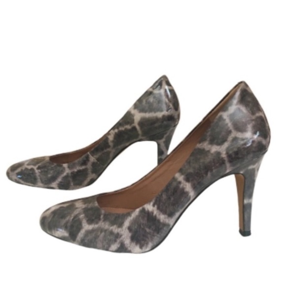 Vince Camuto Shoes - Vince Camuto | Animal-print heels, gray, size 8